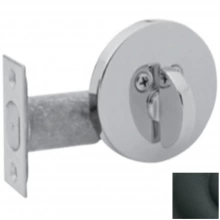 Baldwin - 8241.190.PAT - CONTEMPORARY PATIO DEADBOLT FOR 2 1/8" DOOR PREP - SATIN BLACK 8241190PAT