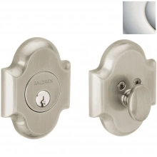 Baldwin - 8252.055 - ARCHED DEADBOLT FOR 2 1/8" DOOR PREP - LIFETIME POLISHED NICKEL 8252055