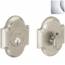 Baldwin - 8252.260 - ARCHED DEADBOLT FOR 2 1/8" DOOR PREP - POLISHED CHROME 8252260