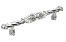 Carpe Diem Cabinet Knobs<br />826   7"  - Acanthus 4" c to c large pull Romanesque style