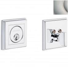 Baldwin - 8260.056 - HOLLYWOOD HILLS DEADBOLT FOR 2 1/8" DOOR PREP - LIFETIME SATIN NICKEL 8260056