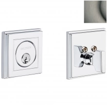 Baldwin - 8260.076 - HOLLYWOOD HILLS DEADBOLT FOR 2 1/8" DOOR PREP - LIFETIME (PVD) GRAPHITE NICKEL 8260076