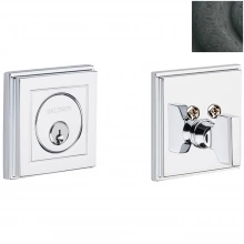 Baldwin - 8260.402 - HOLLYWOOD HILLS DEADBOLT FOR 2 1/8" DOOR PREP - DISTRESSED OIL RUBBED BRONZE 8260402