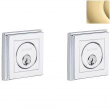 Baldwin - 8261.031 - HOLLYWOOD HILLS DOUBLE CYLINDER DEADBOLT FOR 2 1/8" DOOR PREP - NON-LACQUERED BRASS 8261031 Baldwin - 8261.031 - HOLLYWOOD HILLS DOUBLE CYLINDER DEADBOLT FOR 2 1/8" DOOR PREP - NON-LACQUERED BRASS 8261031