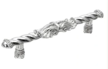 Carpe Diem Cabinet Knobs<br />827   7"  - Acanthus 5" c to c large pull Romanesque style