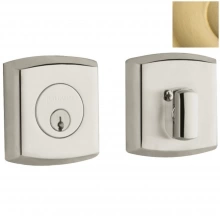 Baldwin - 8285.044 - SOHO DEADBOLT FOR 2 1/8" DOOR PREP - LIFETIME SATIN BRASS 8285044