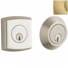 Baldwin - 8286.044 - SOHO DOUBLE CYLINDER DEADBOLT FOR 2 1/8" DOOR PREP - LIFETIME SATIN BRASS 8286044 Baldwin - 8286.044 - SOHO DOUBLE CYLINDER DEADBOLT FOR 2 1/8" DOOR PREP - LIFETIME SATIN BRASS 8286044