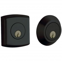 Baldwin - 8286.19 - SOHO DOUBLE CYLINDER DEADBOLT FOR 2 1/8" DOOR PREP - SATIN BLACK 8286190