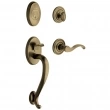 Baldwin<br />85315 RDBL - Logan Sectional Double Cylinder RH Entry Handleset with Lever 85315RDBL Quick Ship