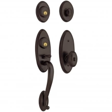 Baldwin - 85345 2DC - Landon Two-Point Double Cylinder Handleset with Interior Knob 853452DC
