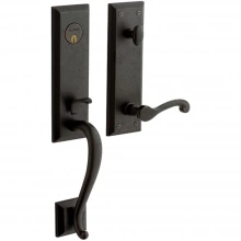 Baldwin - 85355 RENT - Stonegate Emergency Egress Single Cylinder RH Entry Handleset with Lever 85355RENT Quick Ship