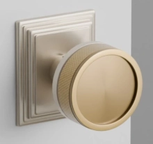 Emtek<br />8561 Select Brass Conical - Wilshire Rose Knob - DUMMY