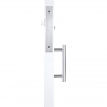 Accurate - S/ADA.9100BDL-5i - Barn Door Combination Trim Exposed Fastener ADA Pull + Flush Pull Privacy Complete Set with Indicator