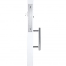 Accurate<br />S/ADA.9100BDL-3 Concealed - Barn Door Combination Trim Concealed Fastener ADA Pull + Flush Pull Entry Complete Set