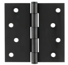 Emtek<br />91014  - STEEL HINGE PAIR 4" x 4" (SQUARE CORNER)