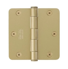 Emtek<br />91023  - STEEL HINGE PAIR 3.5" x 3.5" (1/4" RADIUS)