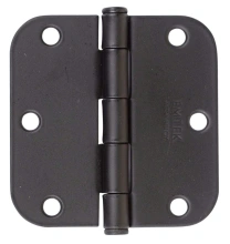 Emtek<br />91033  - STEEL HINGE PAIR 3.5" x 3.5" (5/8" RADIUS)