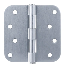 Emtek<br />91034  - STEEL HINGE PAIR 4" x 4" (5/8" RADIUS)