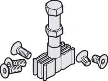 Hafele<br />940.40.035 - Lower Guide, with Mounting Screws