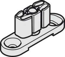 Hafele<br />940.40.037 - Single Lower Guide, for Wood Sliding Door