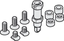 Hafele<br />940.40.039 - Lower Guide, Spring-loaded