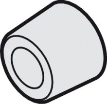 Hafele<br />940.40.051 - Wall Buffer, Rubber