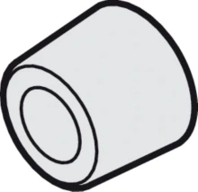 Hafele<br />940.40.051 - Wall Buffer, Rubber