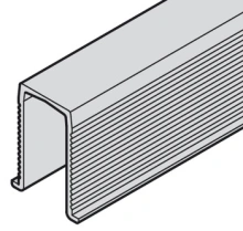 Hafele<br />940.42.050 - Guide Track, Bottom, 1m Length