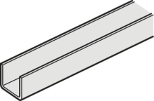 Hafele<br />940.42.602 - Guide track, For floor guide roller