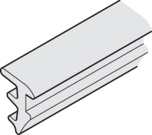 Hafele<br />940.43.035 - Gasket, For Glass Thickness 10 mm (3/8")