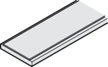 Hafele<br />940.59.812 - Bottom track, for soft floors