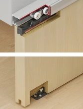 Hafele<br />940.60.116 - Sliding Door Hardware, Hawa Porta 60/100 HMD, Set with running track