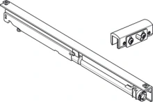 Hafele<br />940.67.300 - Self-Closing Mechanism, for Glass Doors