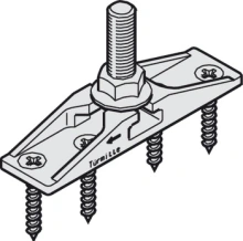 Hafele<br />940.80.022 - Two-way Suspension Plate, M10 Bolt and Mounting Screws