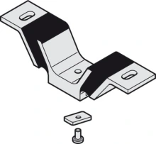 Hafele<br />940.80.069 - Soundproofing bracket, Sound-absorbing