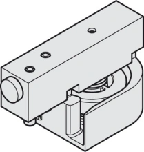Hafele<br />940.80.086 - Deflection Roller, with End Stops