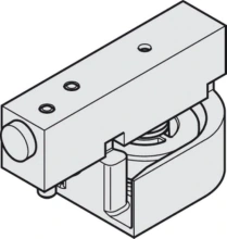 Hafele<br />940.80.086 - Deflection Roller, with End Stops