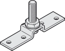 Hafele<br />940.81.028 - Suspension Plate, Hawa Junior 80/Inox