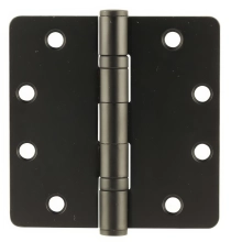 Emtek<br />94025 - STEEL BALL BEARING HINGE PAIR 4.5" x 4.5" (1/4" RADIUS) HEAVY DUTY 