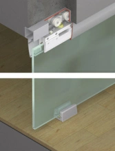 Hafele<br />941.00.007 - Sliding Door Hardware, HAWA Porta 100 GU/G/GF/GFO, set