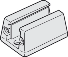 Hafele<br />941.00.031 - Floor Guide, Adjustable from 6-12.7 mm (1/4"-1/2")