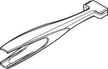 Hafele<br />941.00.099 - Upper Track Cleaning Tool, For Hawa Porta, Divido