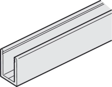 Hafele<br />941.01.725 - Guide Channel, Lower, Pre-drilled