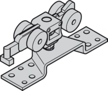 Hafele<br />941.02.011 - Running Gear, 4 rollers