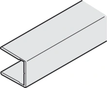 Hafele<br />941.12.525 - Wall Profile, 15 x 14 mm (5/8" x 9/16")