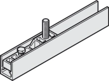 Hafele<br />941.20.024 - Carrier Profile, with Suspension Plates, M12 Bolt