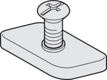 Hafele<br />941.20.099 - Fastening Bolts and Nuts, for fixing running track to angled profile