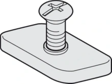 Hafele<br />941.20.099 - Fastening Bolts and Nuts, for fixing running track to angled profile