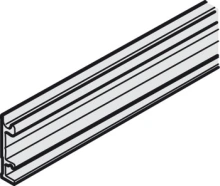 Hafele<br />941.25.830 - Mounting rail, pre-drilled, width 8 mm (5/16"), 3m Length