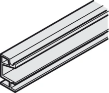 Hafele<br />941.25.821 - Mounting rail, Pre-drilled, width 19 mm (3/4")